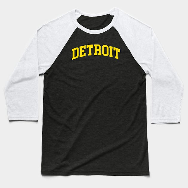 Detroit Baseball T-Shirt by monkeyflip